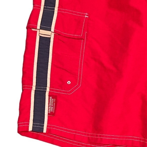 Abercrombie vintage‎ board swim trunks mens size 32 one side pocket - Picture 4 of 5